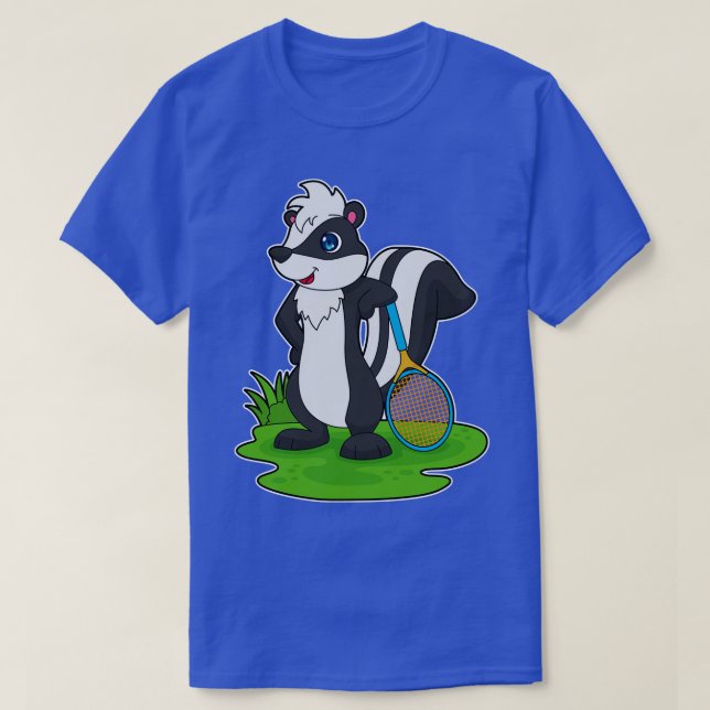 T-shirt Skunk Tennis (Design devant)