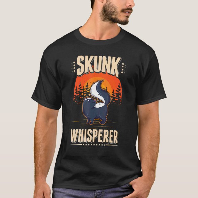 T-shirt Skunk Whisperer (Devant)