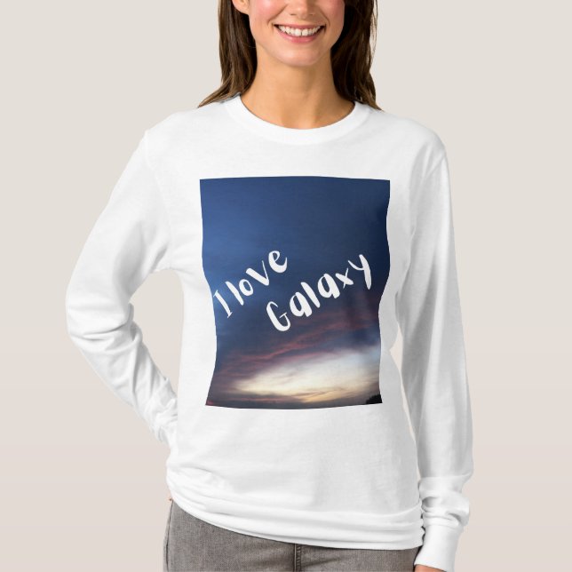 T-shirt(sky design) T-Shirt (Front)