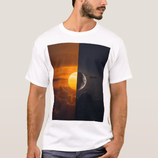 T-shirt 🌅🌙 Sky in Transition: Sunrise to Nightfall