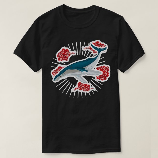 T-shirt Skybaleine Flottant Dans Les NuagesSkybaleine Aust (Design devant)