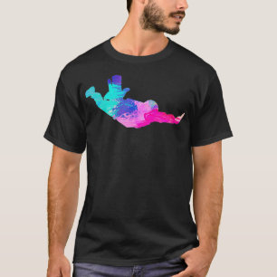 T-shirt Skydiver Parachute Retro