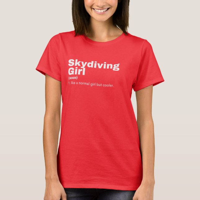 T-shirt - Skydiving (Devant)