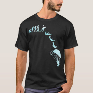 T-shirt Skydiving Evolution Skydiver Parachute Cool Skyd