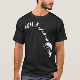 T-shirt Skydiving Evolution Skydiver Parachute Cool Skyd