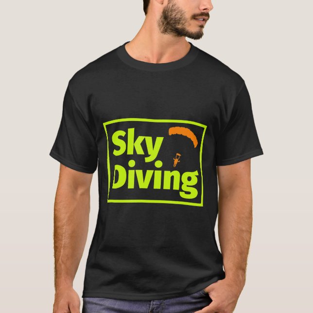 T-shirt Skydiving Parachute (Devant)