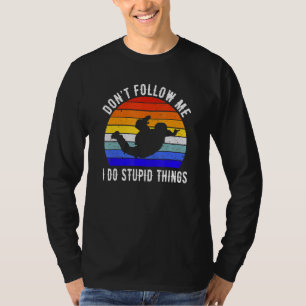 T-shirt Skydiving Parachute Vintage Sky Diver Retro Skyd