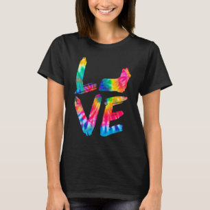 T-shirt Skye Terrier Tie Dye Log Chien Maman Papa