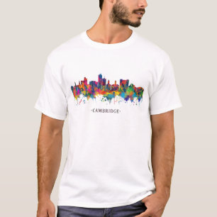T-shirt Skyline de Cambridge Massachusetts