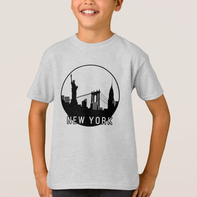 T-shirt Skyline de New York (Devant)