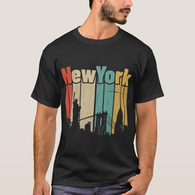 T-shirt Skyline de New York (Devant)