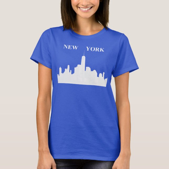 T-shirt Skyline New York - Femmes (Devant)