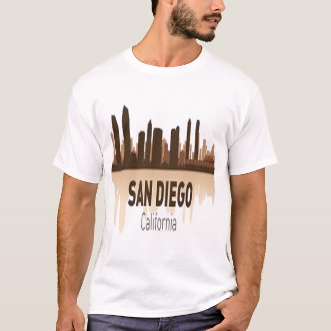 T-shirt Skyline San Diego (Devant)