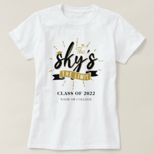 T-shirt Sky's The Limit Class of 2022 Grad Personnalisé