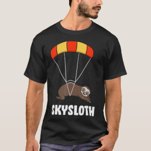 T-shirt Skysloth Parachutage Skydiving Sloth 