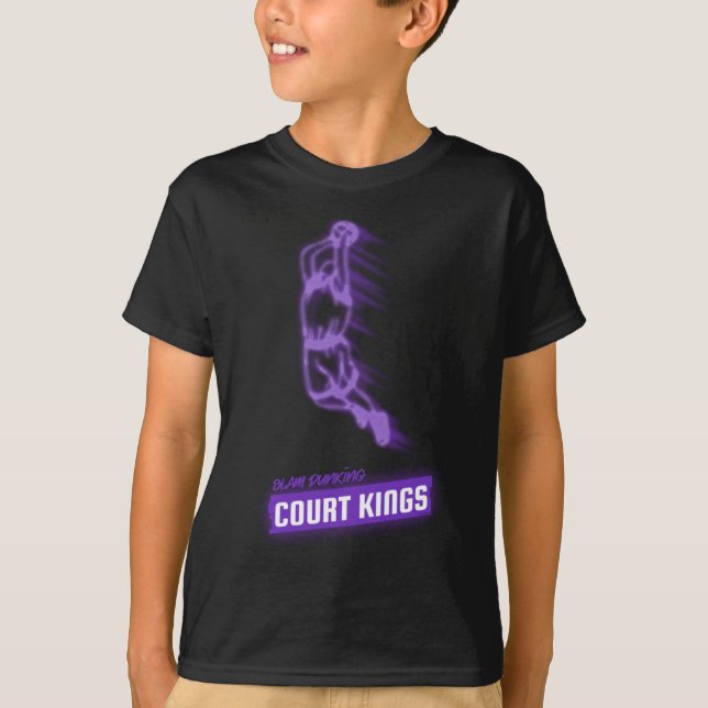 T-shirt Slam Dunking Court Kings (Devant)