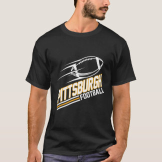 T-shirt Slant de football de Pittsburgh