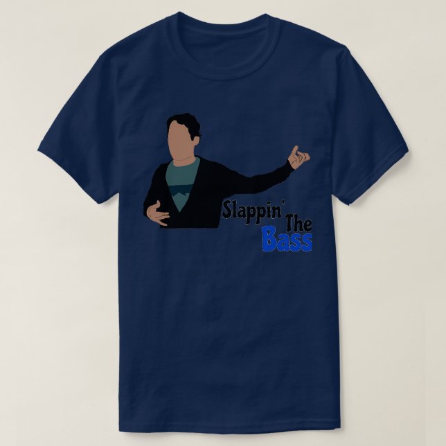 T-shirt Slappin the bass (Design devant)
