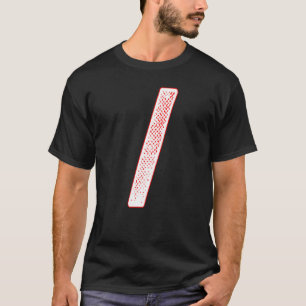 T-shirt Slash signe Alphabet caractères - Slash SIG initia