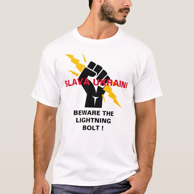 T-shirt SLAVA UKRAINI (Devant)