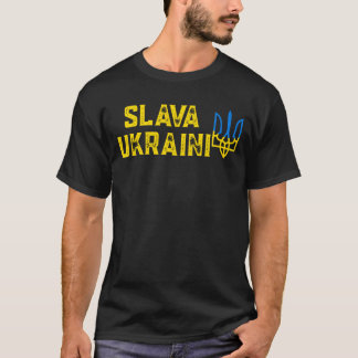 T-shirt Slava Ukraini soutient l'ukraine