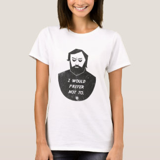 T-shirt Slavoj Zizek - Je préférerais ne pas