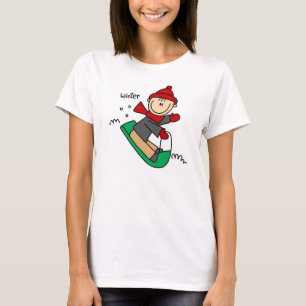 T-shirt Sledding d'hiver