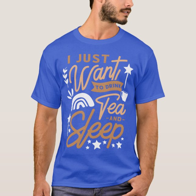 T-shirt sleep quotes friend (Devant)