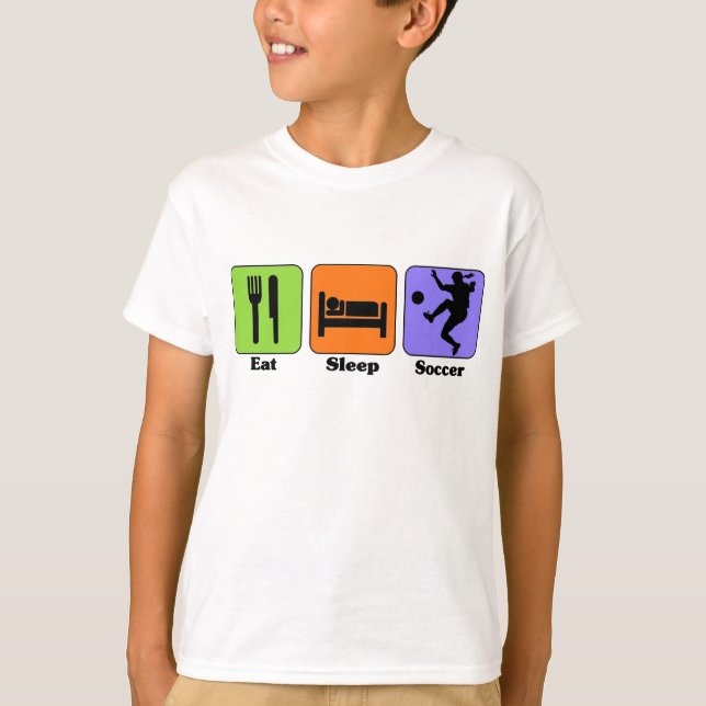 T-shirt Sleep Soccer (Devant)
