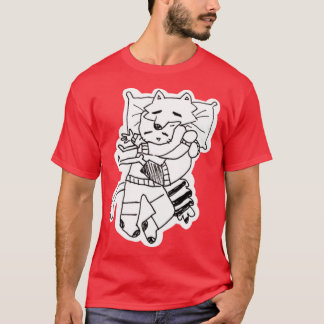 T-shirt Sleeping Billie and Mittens friends