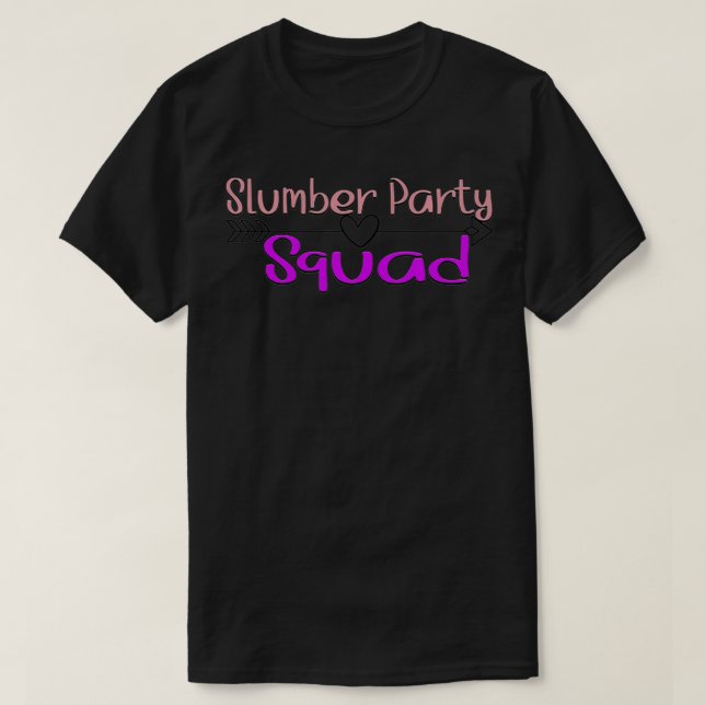 T-shirt Sleepover Pajama Party tee, Matching Slumber Party (Design devant)