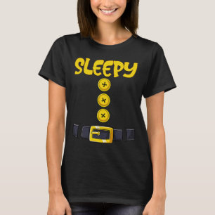 T-shirt Sleepy Nwarf Halloween Idée Costume Sleepy Nain