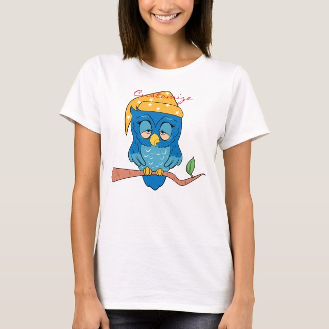 T-shirt Sleepy Owl Thunder_Cove (Devant)