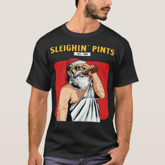 T-shirt Sleighin Pints drôle Noël