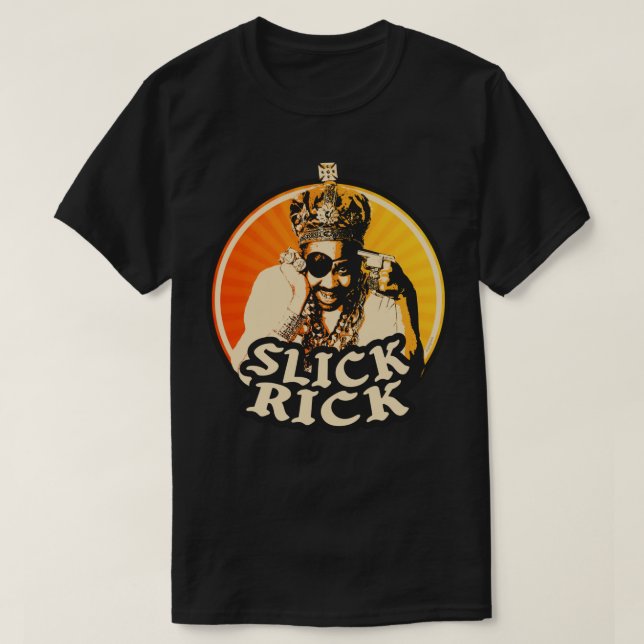 T-shirt Slick Rick 80s 90s Hip hop (Design devant)