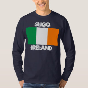 T-shirt Sligo, Irlande avec le drapeau irlandais