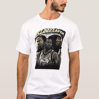 T-shirt Slim Reaper BKLYN Basketball Illustration