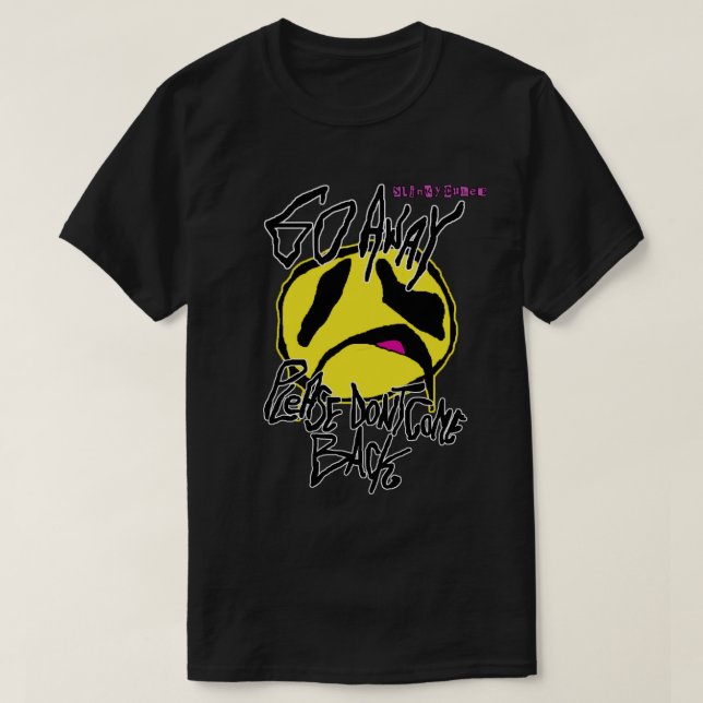 T-shirt SLINKYCUBES "Merci viennent encore" pièce en t (Design devant)