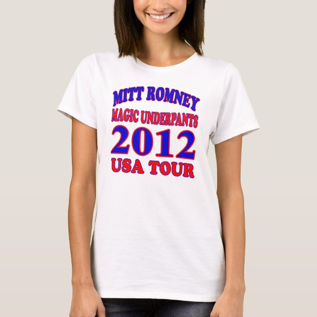 T-shirt SLIP de MAGIE de Mitt Romney (Devant)
