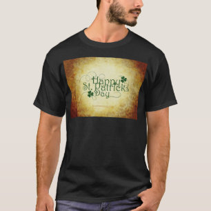 T-shirt SlipperyJoe's Happy St. Patrick's Day trois feuill