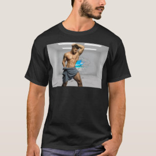 T-shirt SlipperyJoe's Man serviette brisée mur de brique b