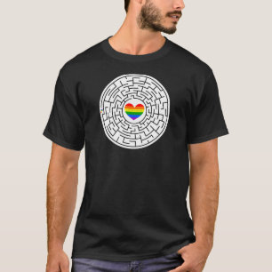 T-shirt SlipperyJoe's orgueil labyre de labyrinthe de flèc