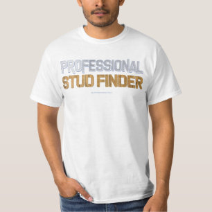 T-shirt SlipperyJoe's Professional Stud Finder bois 3D ème