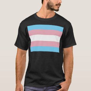 T-shirt SlipperyJoe's transgenre pride drapeau de la diver