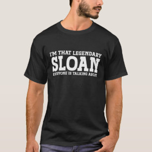 T-shirt Sloan Nom de famille Funny Team Nom de famille Slo