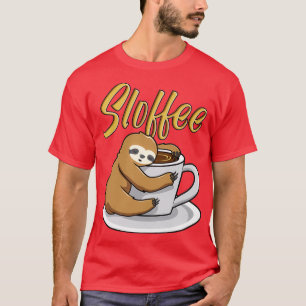 T-shirt Sloffee Funny Sloth Coffee Mug