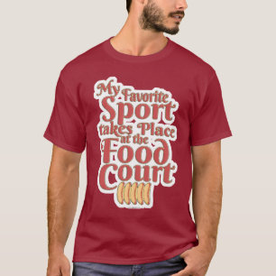 T-shirt Slogan alimentaire compétitif