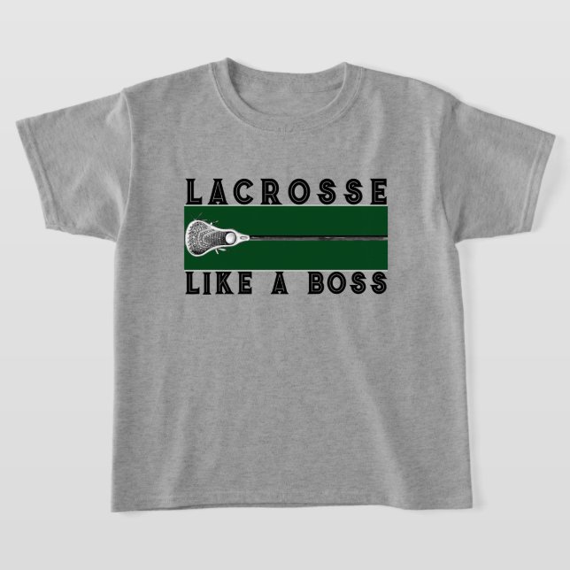 T-shirt Slogan de crosse (Poser)