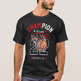 T-shirt Slogan de la Ligue des champions de basket-ball av