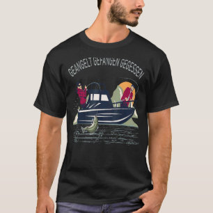 T-shirt Slogan de pêche de poisson pêché mangé